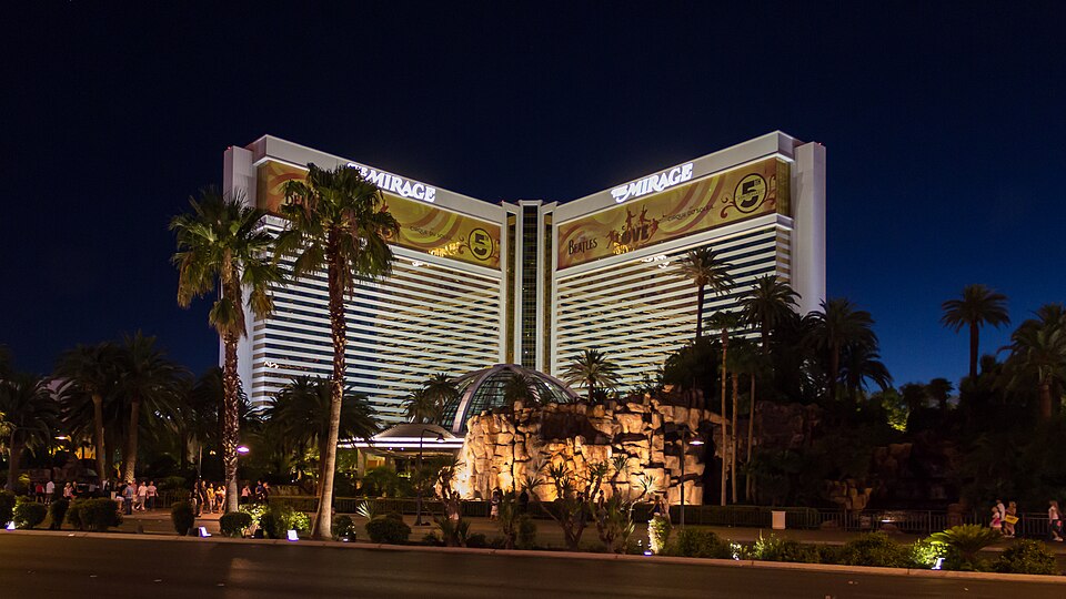 The Las Vegas Strip at night
