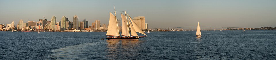 The San Diego skyline