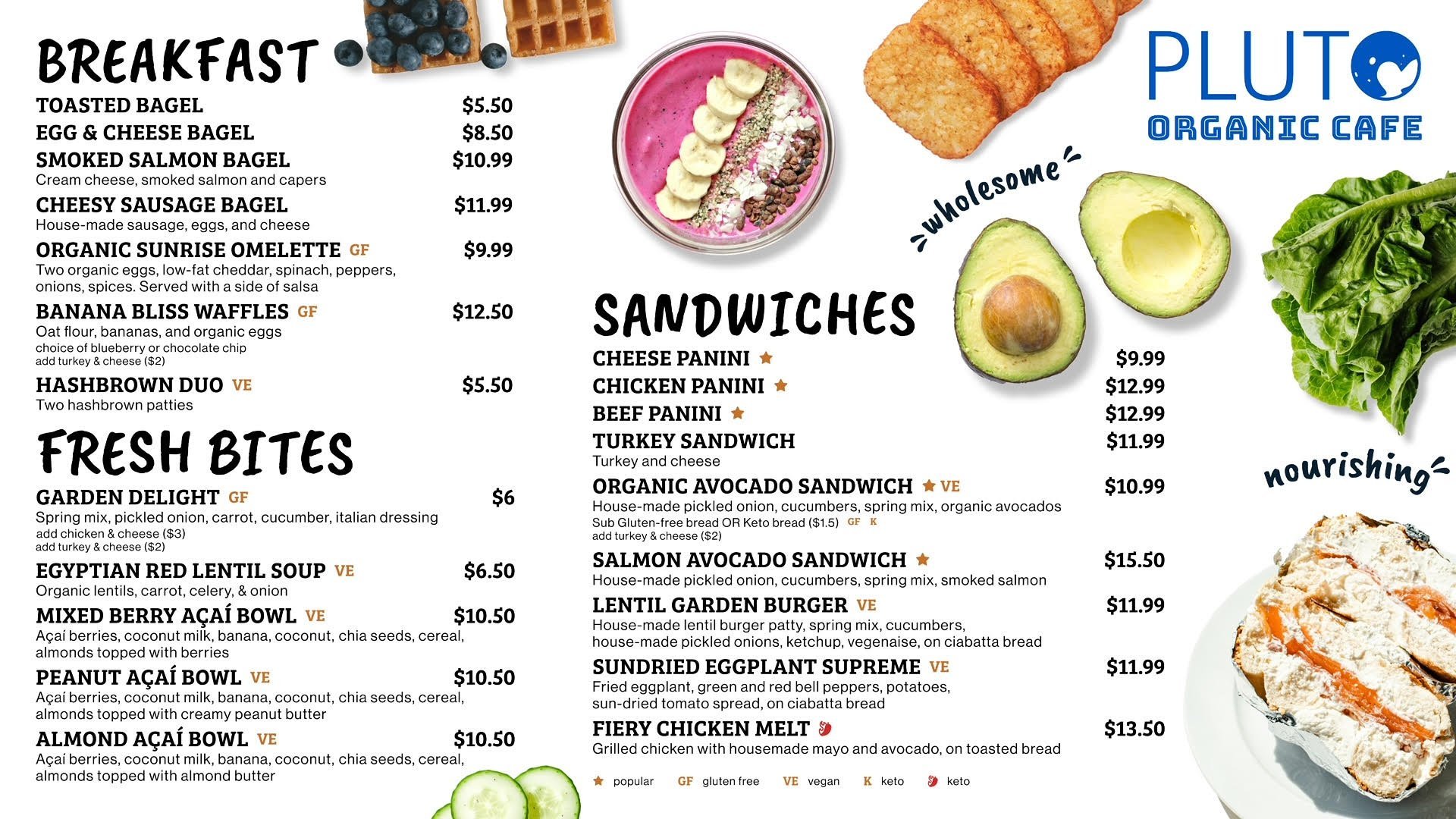 Pluto Organic Café — Websearch photo