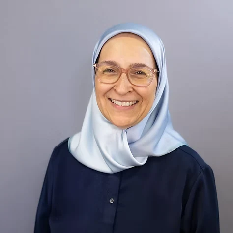 Headshot of Salma Abugideiri, LPC