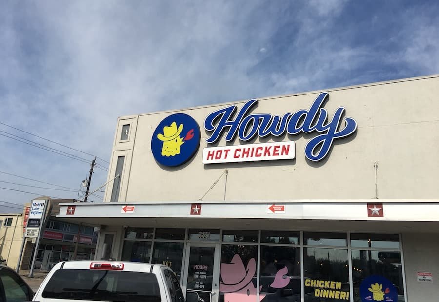 Howdy Hot Chicken, photo via a web search