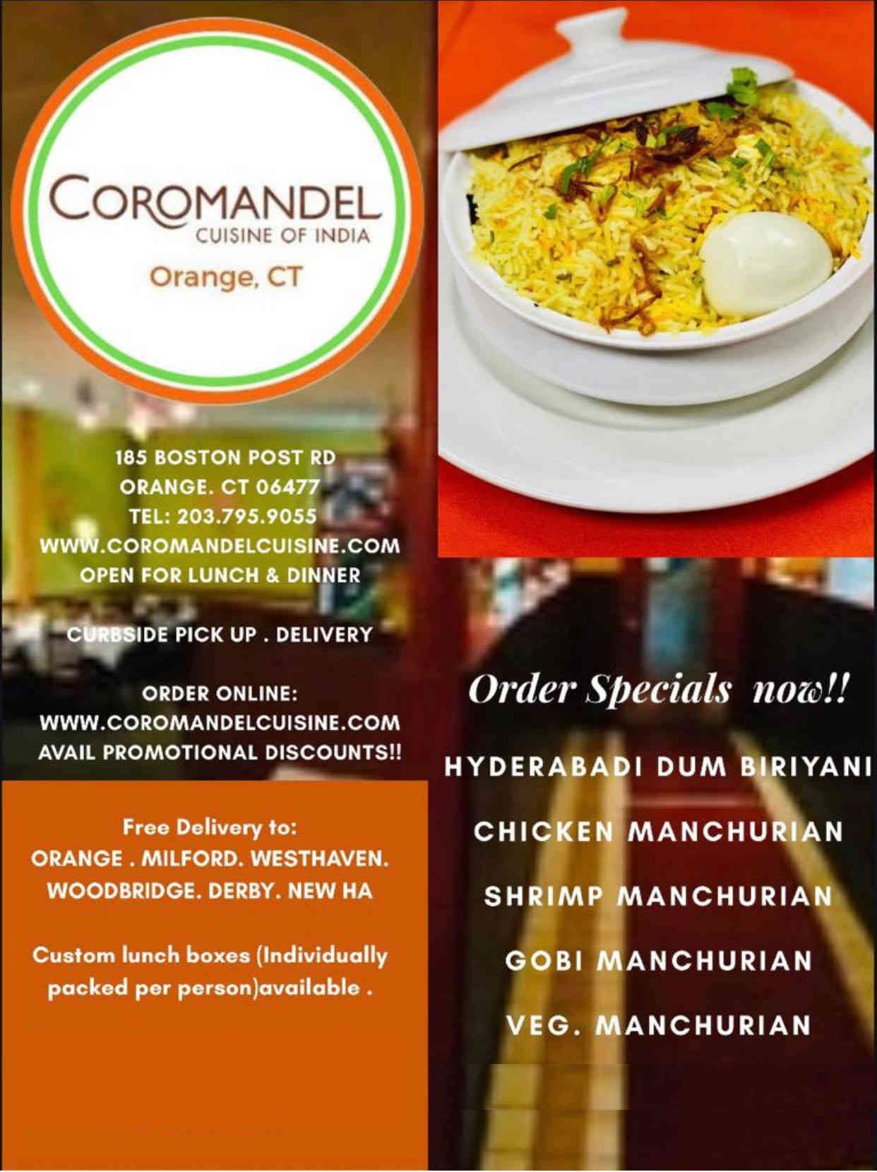 Coromandel Cuisine of India — Websearch photo