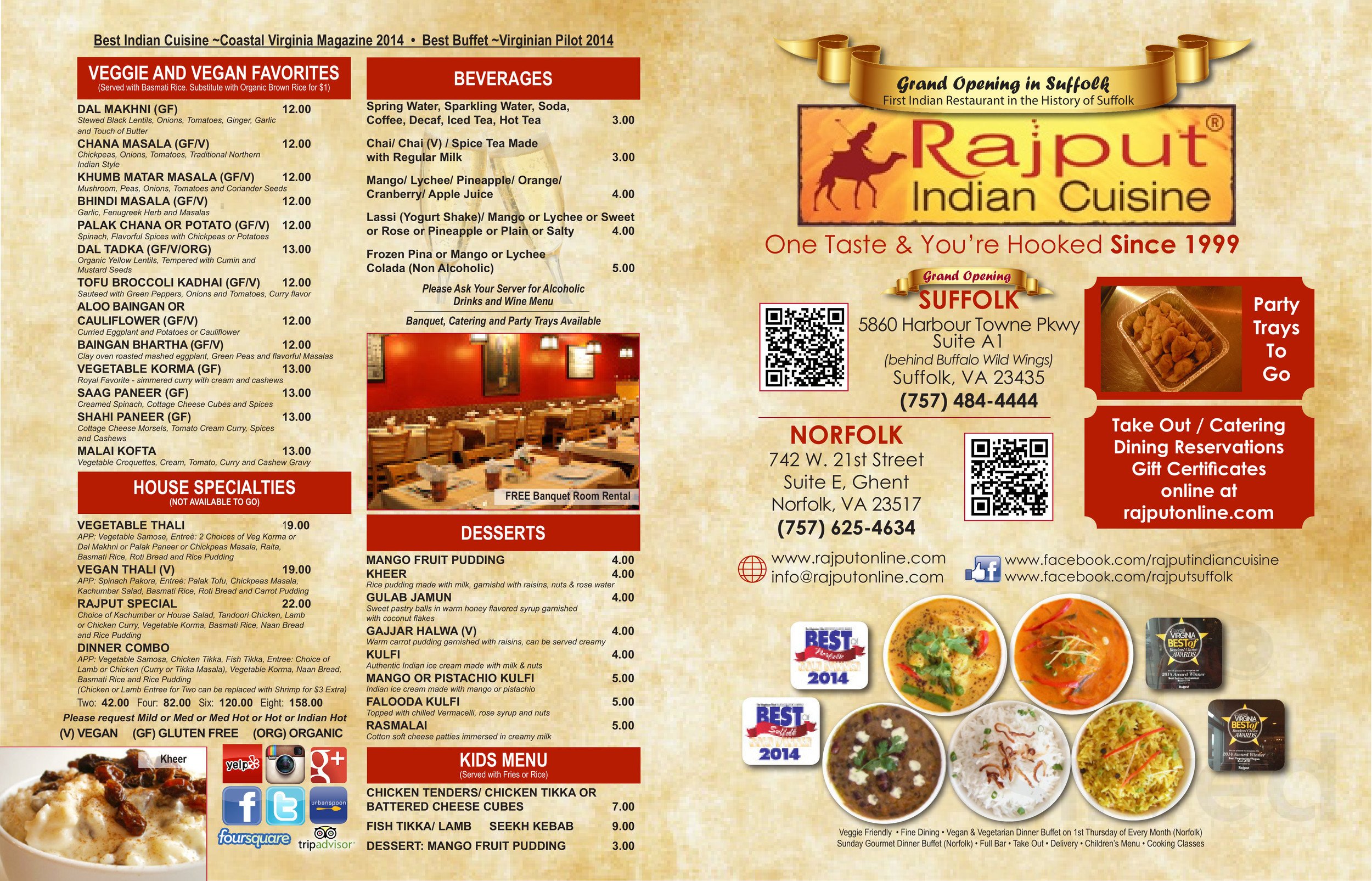 Rajput Indian Cuisine — Websearch photo